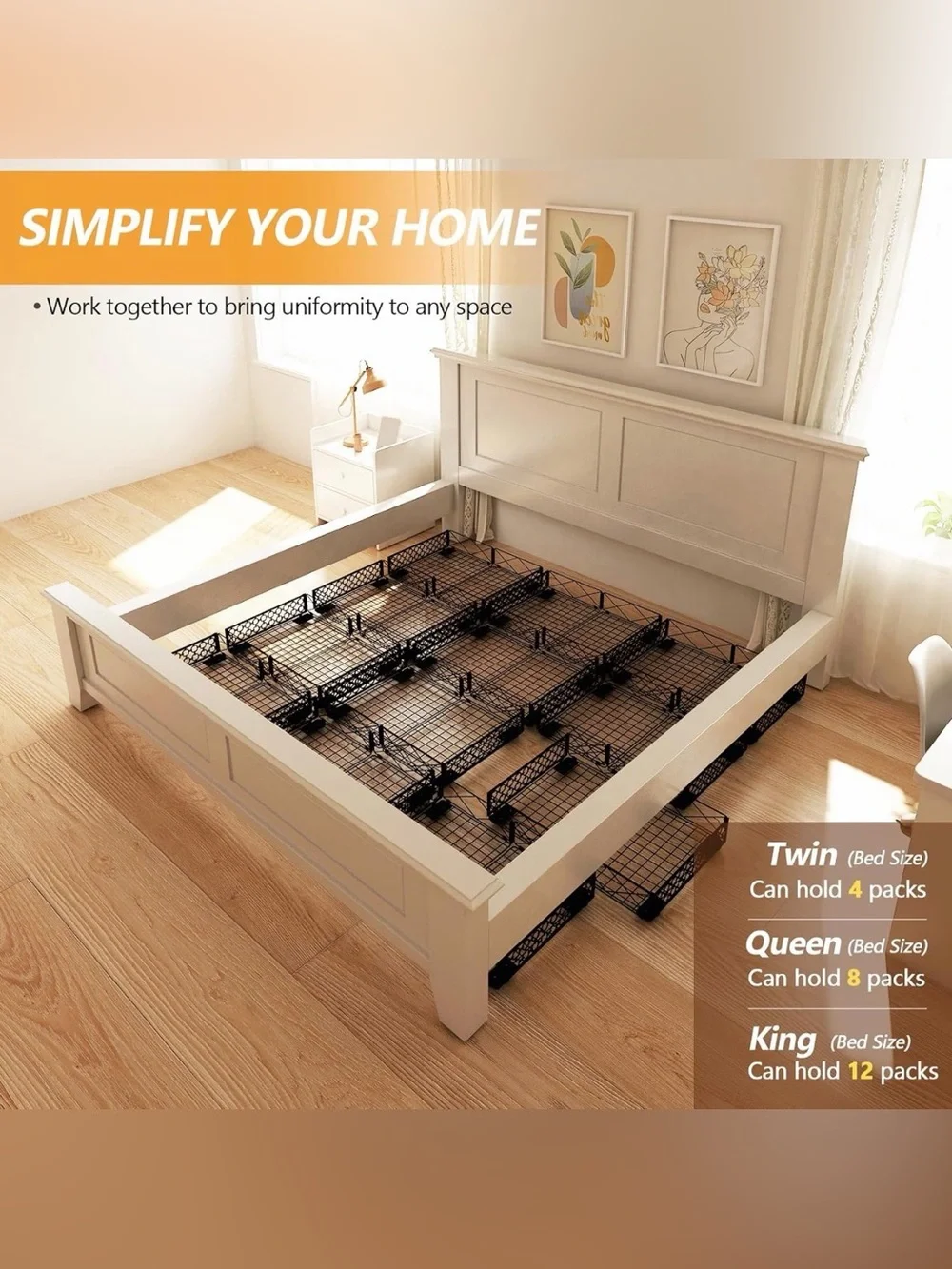 Black Decorative Metal Drawer Organizer Tray for Home Storage